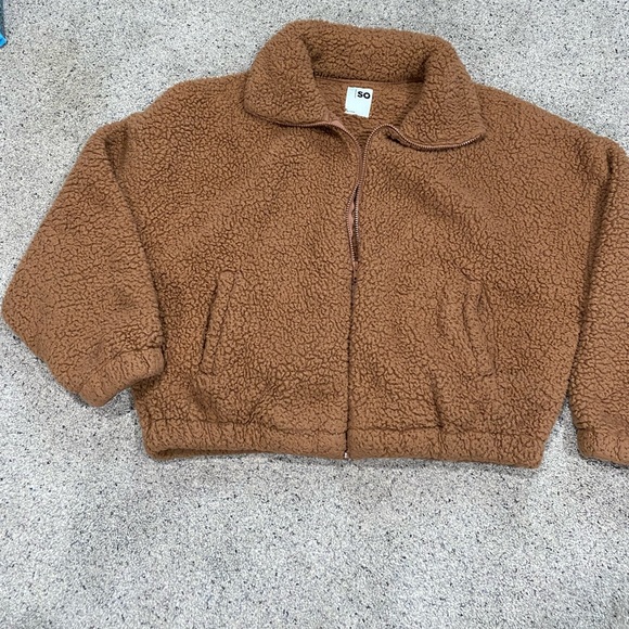 SO Teddy Sherpa Full Zip Jacket - Picture 2 of 4
